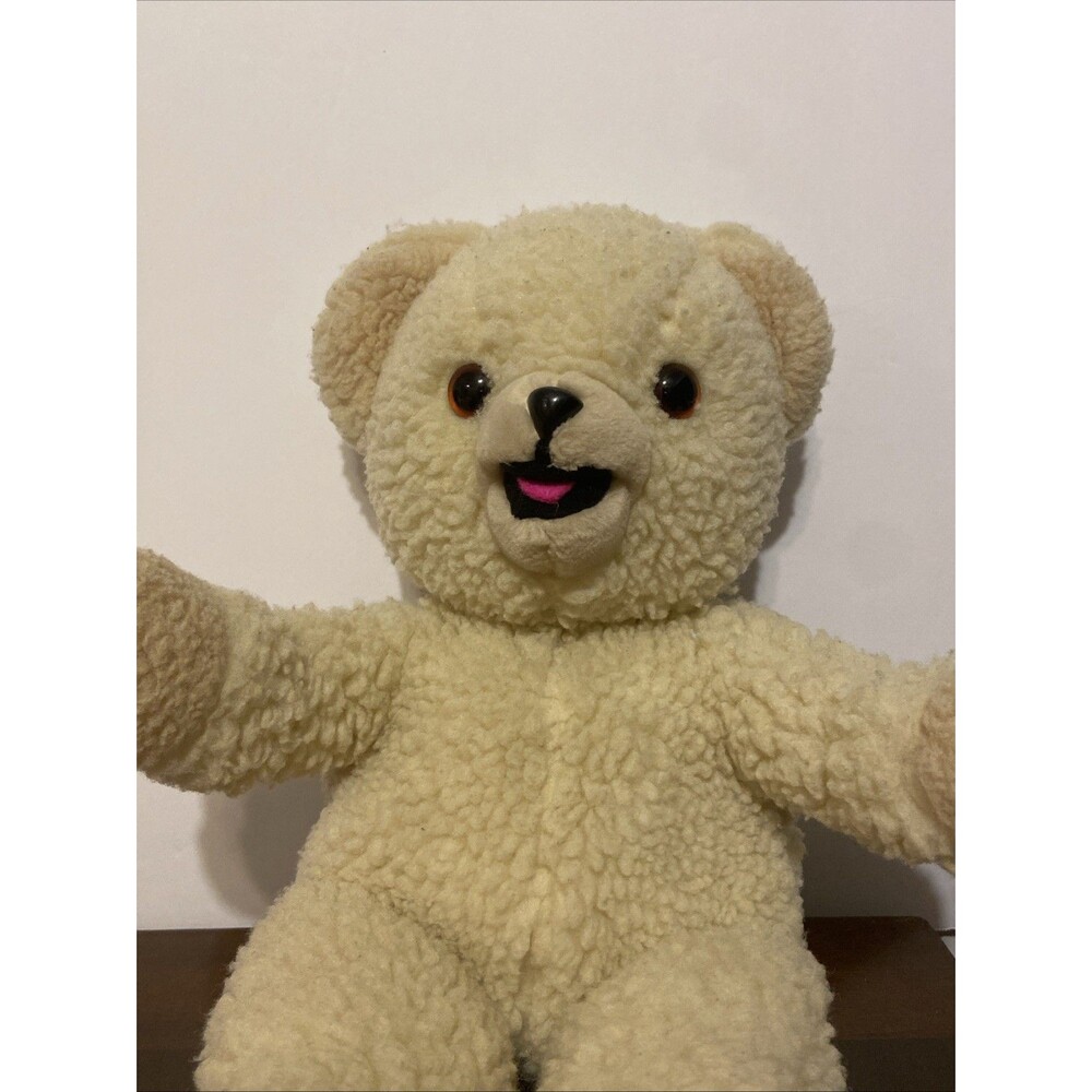 Vintage Snuggle Fabric Softener Bear Sherpa Russ 1986 Plush Teddy Laundry 15”